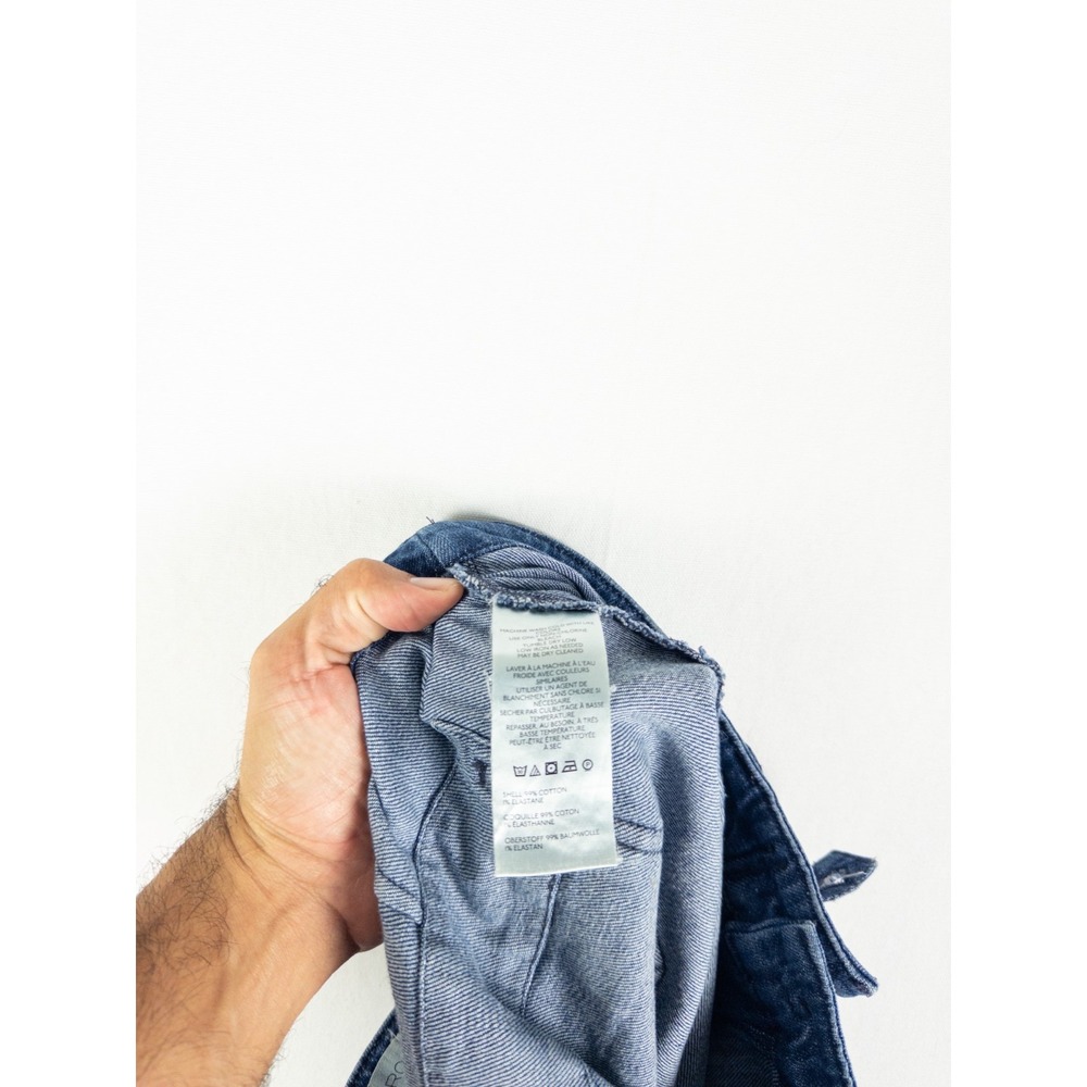 Pilcro Anthropologie Wide Leg Jeans Womens 29 Blue Cropped Culotte Sailor - Picture 6 of 7